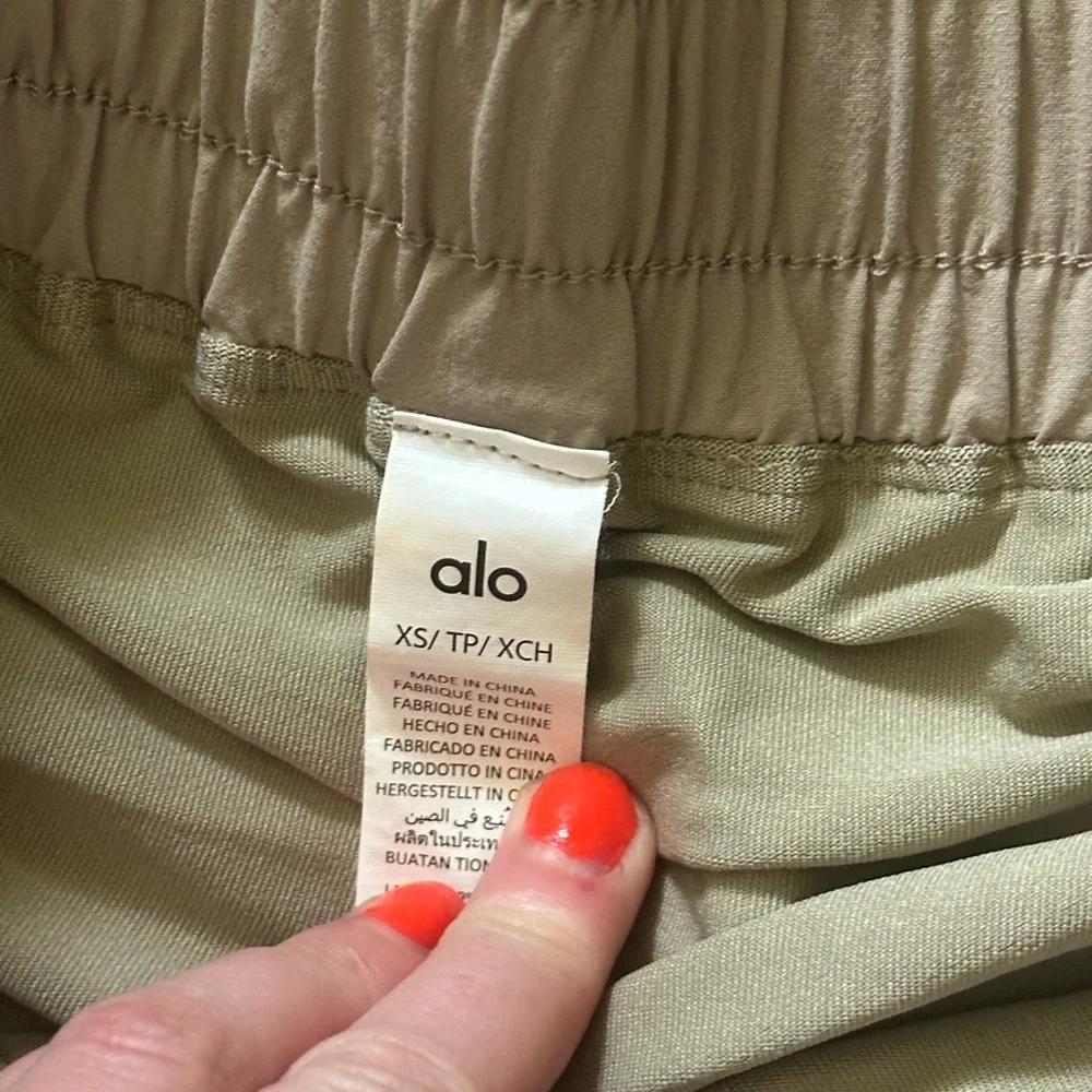 Alo Yoga Tan Fan Club Mini Skirt